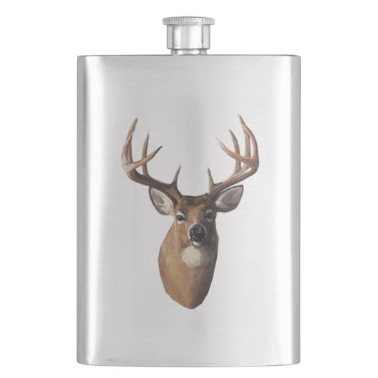 Deer Flask Heupfles (Voorkant)