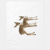 Deer Fleece Deken (Voorkant)