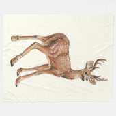 Deer Fleece Deken (Voorkant (Horizontaal))