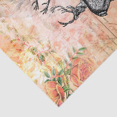  deer Floral Collage Tissuepapier (Detail)