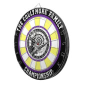 Deer Forest Target Bullseye Art Dartbord (Voorkant Rechts)