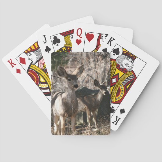 Deer gezegde hallo pokerkaarten (Achterkant)