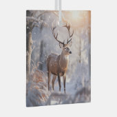 Deer Glas Ornament (Voorkant Rechts)