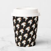 Deer Gnome past kleur en tekst aan Papieren Bekers (Achterkant)