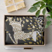 Deer Gold Kerstmis | Weefselpapier voor feestdagen Tissuepapier (Geschenk)