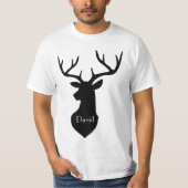 Deer Head Buck T-shirt (Voorkant)
