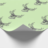 Deer Head Cadeaupapier (Hoek)