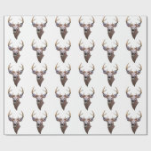 Deer Head Cadeaupapier (Vlak)