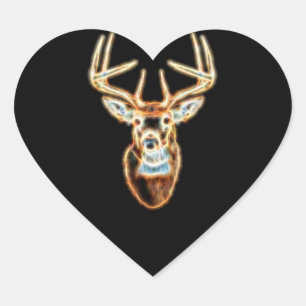 Deer Head Energy Spirit Hart Sticker