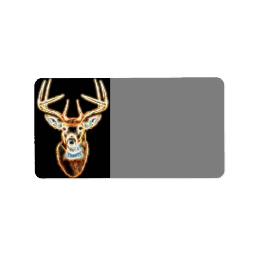Deer Head Energy Spirit ontwerpen Etiket (Voorkant)