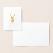 Deer Head Folie Kaarten (Display)