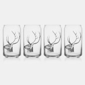 Deer Head Sihlouette (Recto)