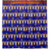 Deer - Holiday Spirit Douchegordijn (Voorkant)