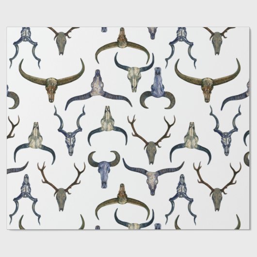 Deer Horn Pattern Cadeaupapier (Vlak)