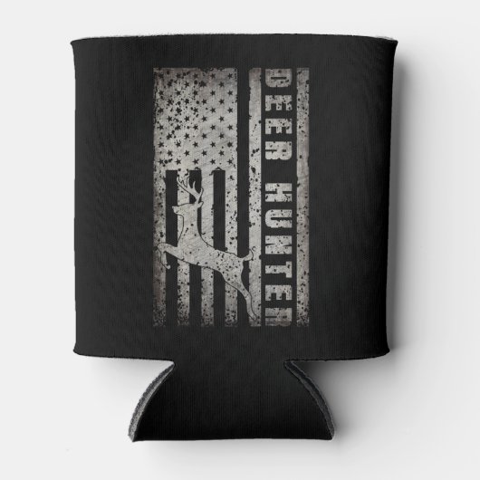 DEER HUNTER AMERIKAANSE VLAG VERWIJDERD BLIKJESKOELER (Voorkant)