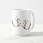 Deer Hunter Antlers Cafe Mug (Devant droit)