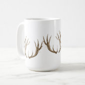 Deer Hunter Antlers Cafe Mug (Devant gauche)