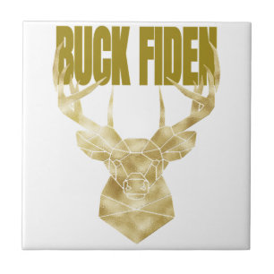 Deer Hunter Buck Fiden Political Anti-BIden Wall H Tegeltje