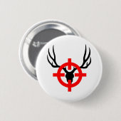 Deer Hunter - Bullseye Ronde Button 5,7 Cm (Voorkant /achterkant)