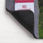 Deer Hunter in Bossen met gebarentaal Muismat (Hoek)