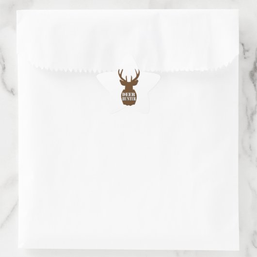 Deer Hunter Ster Sticker (Tas)
