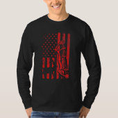 Deer Hunter Usa Ameri T-shirt (Voorkant)