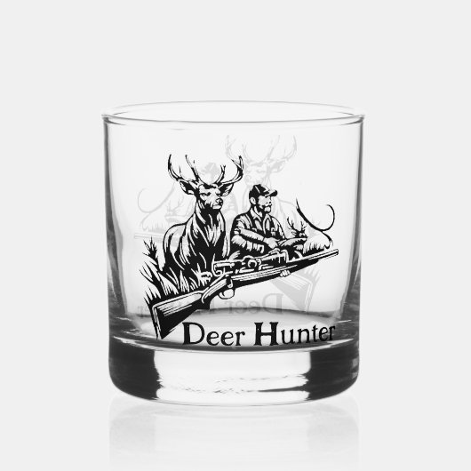 Deer Hunter Whisky Glas (Voorkant)