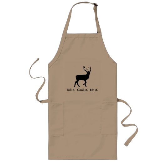 Deer Hunter's Apron Lang Schort (Voorkant)