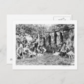 Deer Hunters met hun honden op Hood Canal Briefkaart (Voorkant / Achterkant)