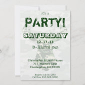 Deer Hunting Camo Buck Kaart (Achterkant)