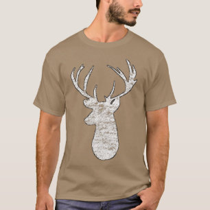 Deer Hunting Camo Flag 2Sided T-shirt