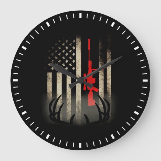 Deer hunting grote klok (Voorkant)