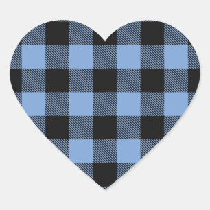 Deer Hunting Lodge Baby shower Antlers Boy Blue Hart Sticker