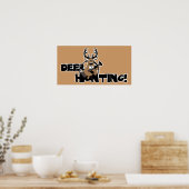 Deer Hunting Poster (Keuken)