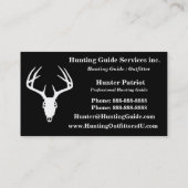 Deer Hunting - Visitekaartje (Achterkant)