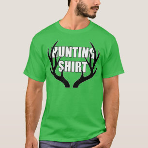 Deer Hunting Whitetail Buck Antlers Sinaasappel T-shirt