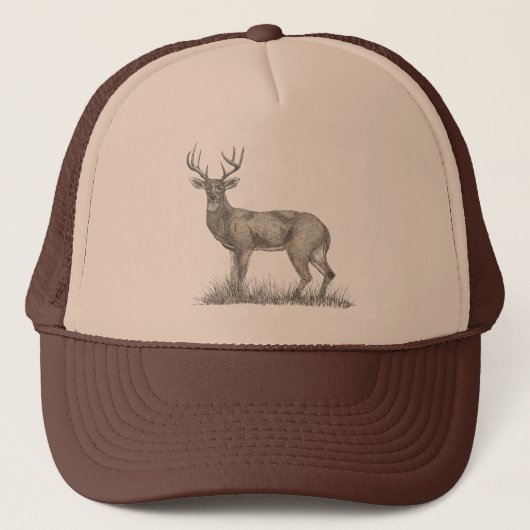 Deer II Trucker Hat Pet (Voorkant)