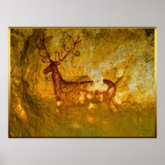 Deer in Chimiachas Poster (Voorkant)