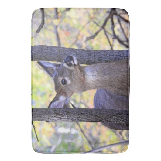 Deer in de Bossen Badmat (Voorkant Verticaal)