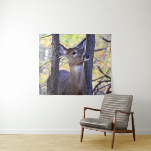Deer in de Bossen Wandkleed