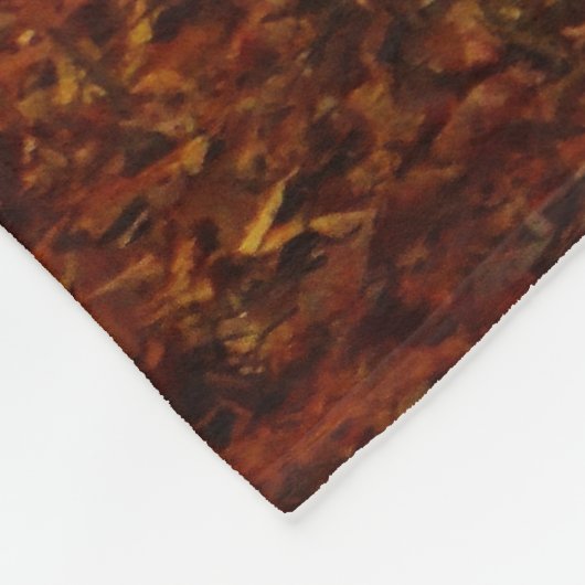 Deer in de Mist Fog Fleece Deken (Hoek)