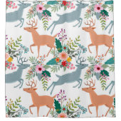 Deer in de tuin douchegordijn (Voorkant)