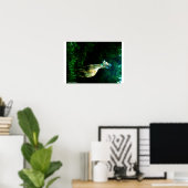 Deer in Dusk Poster (Thuiskantoor)