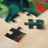 Deer in een klooster van Franz Marc Legpuzzel (Zijkant)