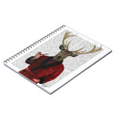 Deer in een rookjas notitieboek (Linkerzijde)