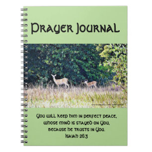 Deer in Forestland Prayer Journal Notitieboek