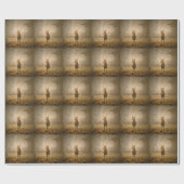 Deer in het bos cadeaupapier (Vlak)