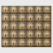 Deer in het bos cadeaupapier (Vlak)