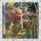 Deer in het bos door Franz Marc, Kunst Legpuzzel