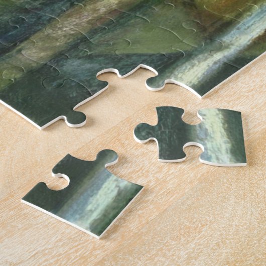 Deer in het bos door Franz Marc, Kunst Legpuzzel (Zijkant)